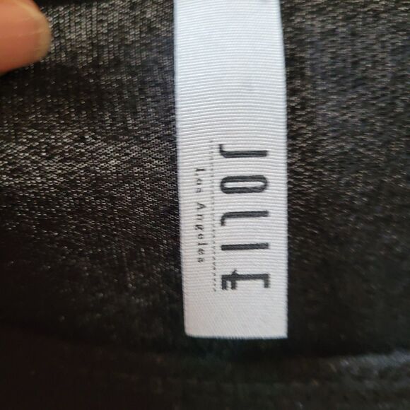 Jolie Boxy Black Dolman Slv Soft Sweater Sz M Lightweight - Picture 7 of 8